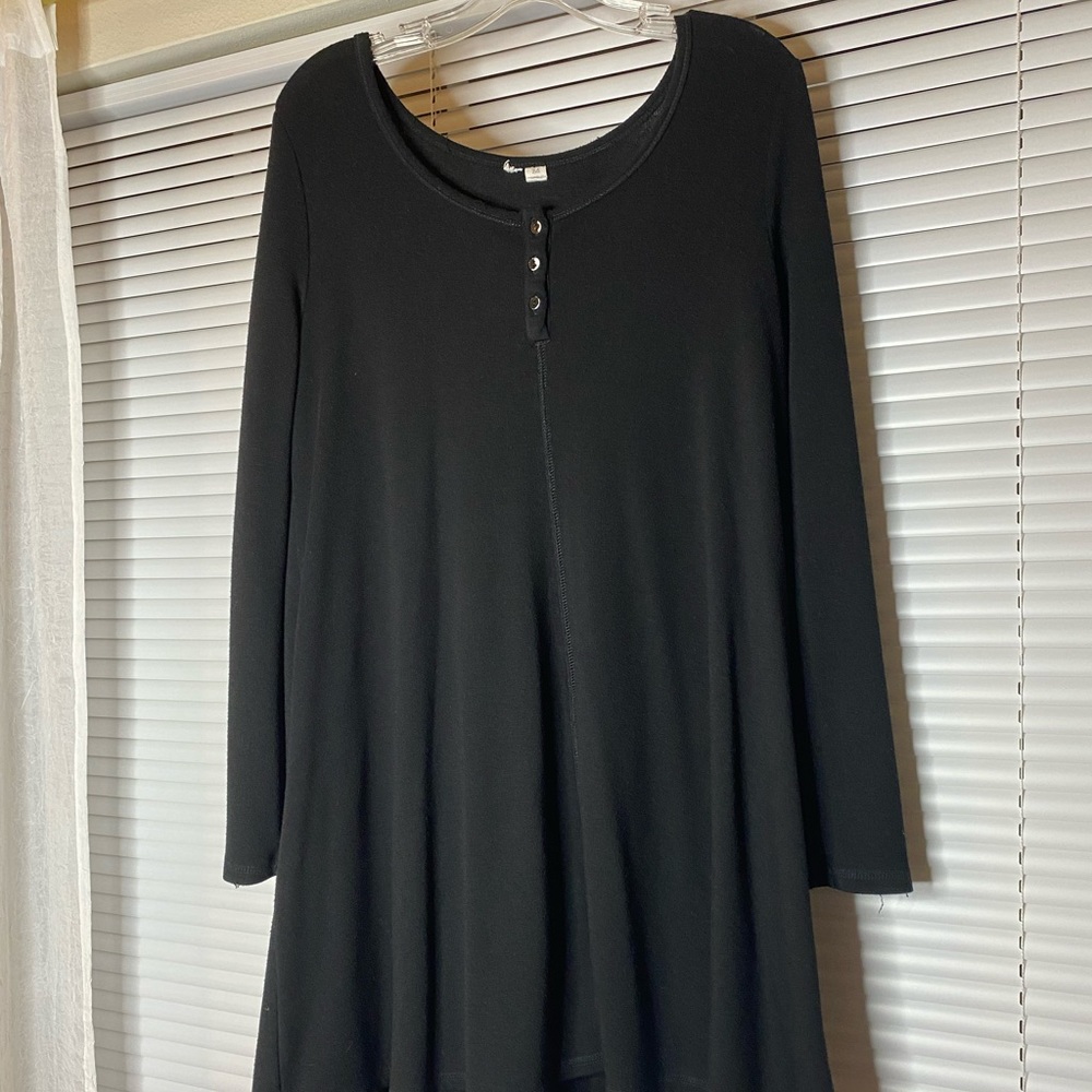 Casual Black Dress